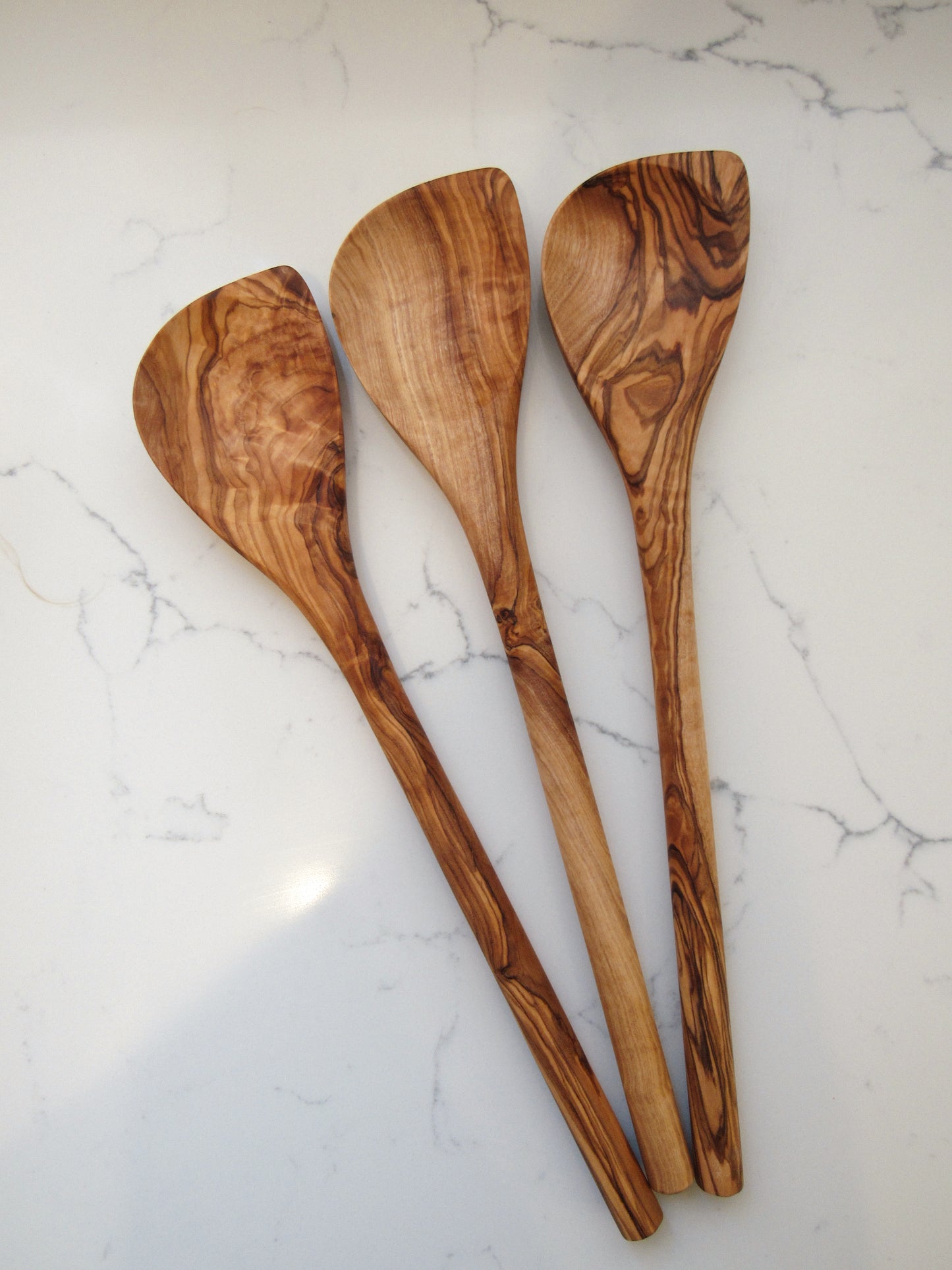 Olive Wood Pointed Baking Spoon